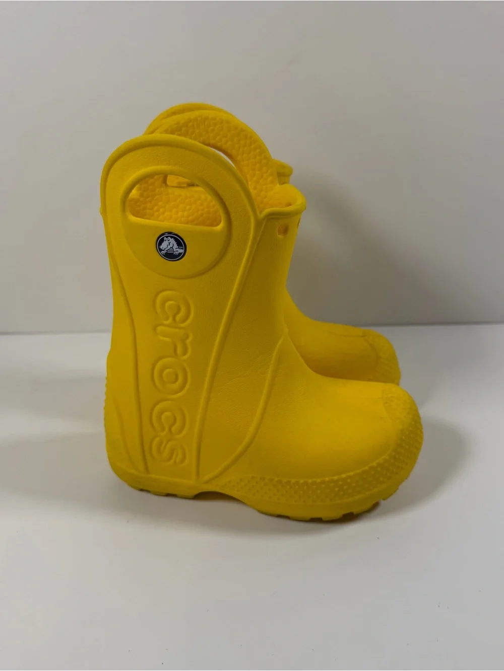 CROCS Kids Yellow Waterproof Rain Boots